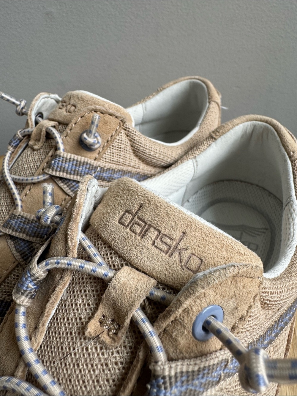 Dansko Harlyn Women's Suede Slip On Sneakers Size 39 (US 8.5-9) Walnut Sand - Picture 7 of 12